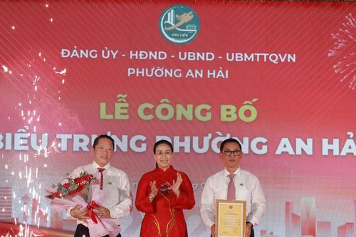 Công bố biểu trưng của phường An Hải