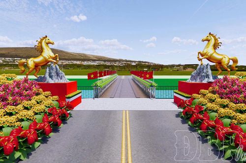 Đường hoa Mường Thanh - điểm nhấn đón xuân 2026