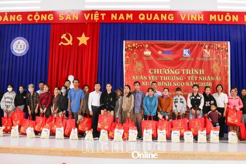 Chương trình 'Xuân yêu thương - Tết nhân ái xuân Bính Ngọ 2026' tại xã Suối Dầu