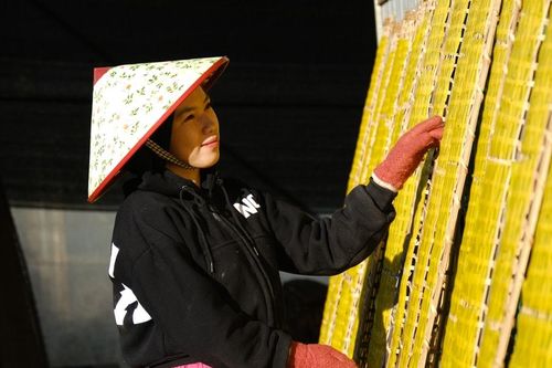 Tết vàng trên những phên tre