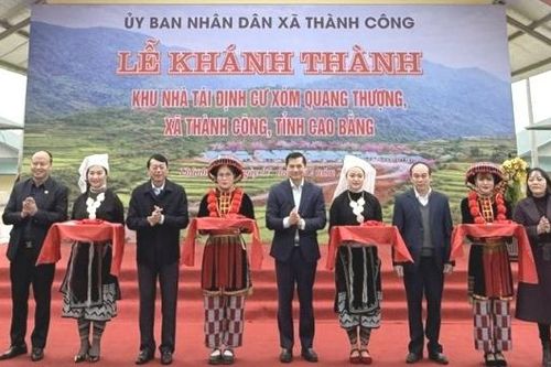 Khánh thành Khu tái định cư xóm Quang Thượng, xã Thành Công