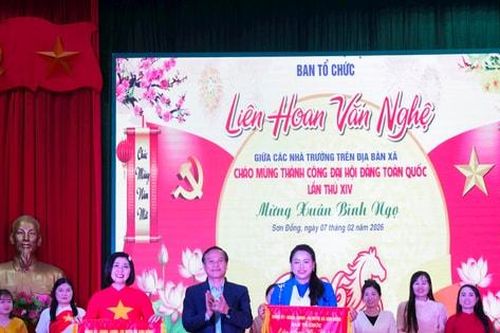 Sơn Đồng: Liên hoan văn nghệ giữa các thôn, tổ dân phố, các nhà trường trên địa bàn