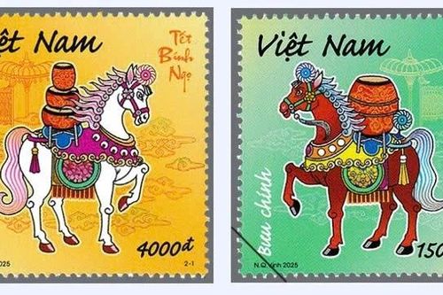 Phát hành tem 'Tết Bính Ngọ' chào xuân 2026