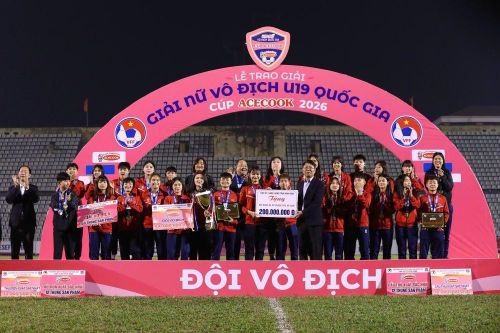 Kết quả và thứ hạng chung cuộc tại Giải bóng đá nữ U19 quốc gia 2026