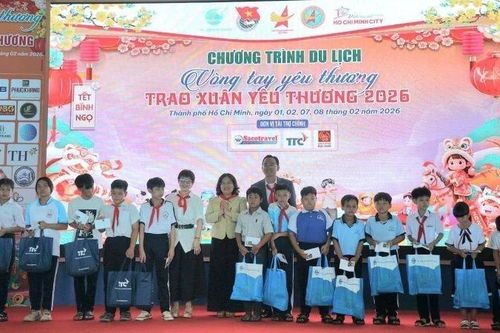 Tổ chức chương trình 'Trao Xuân yêu thương 2026' cho 3.000 trẻ em có hoàn cảnh khó khăn