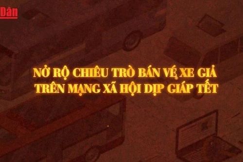 Nở rộ chiêu trò bán vé xe giả trên mạng xã hội dịp giáp Tết