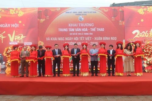 Khai trương Trung tâm Văn hóa-Thể thao và khai mạc Ngày hội Tết Việt phường An Khê năm 2026