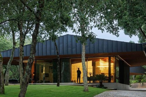 Bên trong ngôi nhà 1.200 m2 ẩn mình dưới tán cây