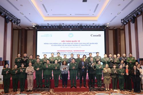 Hội thảo quốc tế 'Nâng cao năng lực, bảo đảm an toàn cho Phụ nữ Quân đội vì hòa bình và an ninh trong kỷ nguyên số'
