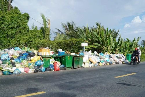 Người dân Cà Mau lo rác ngập phố vì ngưng thu gom rác 3 ngày Tết