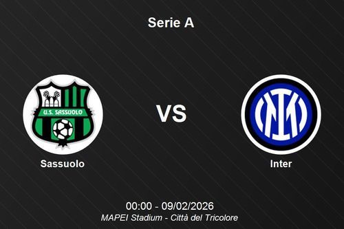 Nhận định Sassuolo vs Inter - Serie A: Thử thách cho ngôi đầu tại MAPEI Stadium