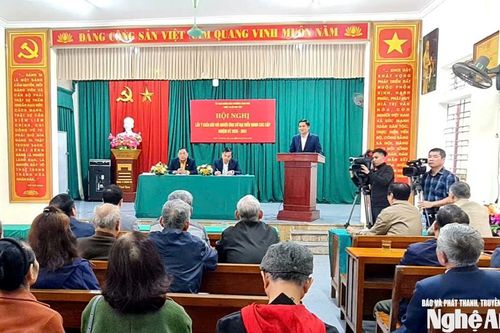 100% cử tri nơi cư trú tín nhiệm đồng chí Hoàng Nghĩa Hiếu ứng cử đại biểu HĐND tỉnh nhiệm kỳ 2026 - 2031