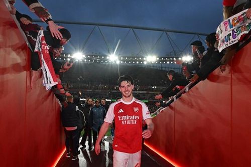 Declan Rice và màn trình diễn siêu hạng: Thủ lĩnh không băng đội trưởng tại Arsenal