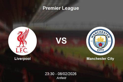 Nhận định Liverpool vs Manchester City - 23h30 ngày 08/02 Premier League