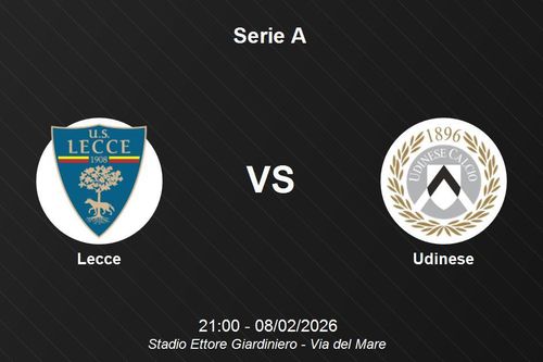 Nhận định Lecce vs Udinese - Serie A: Thử thách cực đại cho đội chủ nhà