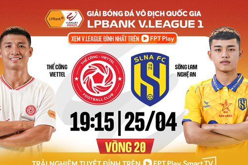 Link VTV7 trực tiếp bóng đá Thể Công Viettel vs SLNA