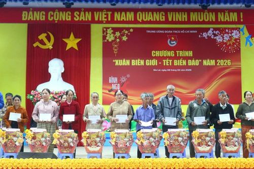 'Xuân biên giới - Tết biển đảo' năm 2026 lan tỏa nghĩa tình tại Gia Lai
