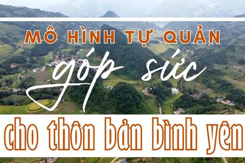 Mô hình tự quản góp sức cho thôn bản bình yên