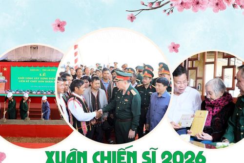 Xuân Chiến sĩ 2026:Ấm tình quân – dân nơi biên giới Lâm Đồng