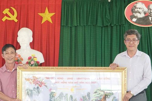 Phó Chủ tịch UBND tỉnh Lâm Đồng Nguyễn Minh thăm, chúc Tết hai đơn vị bảo vệ rừng