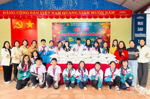 Hỗ trợ bạn nghèo đón Tết: Nét đẹp trong các nhà trường