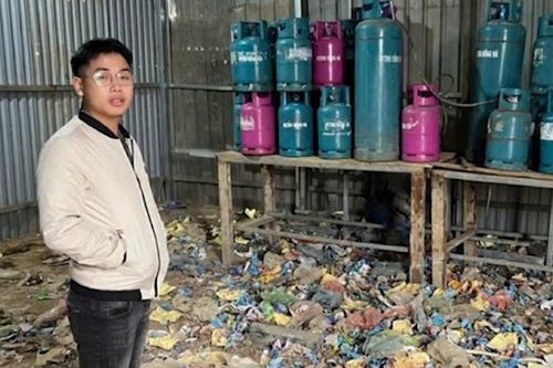 Phát hiện cơ sở sang chiết gas trái phép