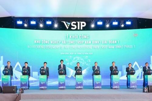 VSIP khởi công dự án khu công nghiệp hơn 2.200 tỷ đồng tại Ninh Bình