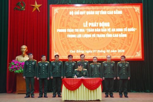 Phát động Phong trào thi đua 'Toàn dân bảo vệ an ninh Tổ quốc' trong lực lượng vũ trang tỉnh