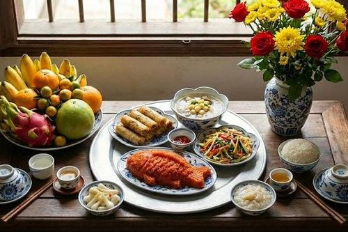 5 món ngon, chuẩn vị trong mâm cỗ chay cúng ông Công ông Táo