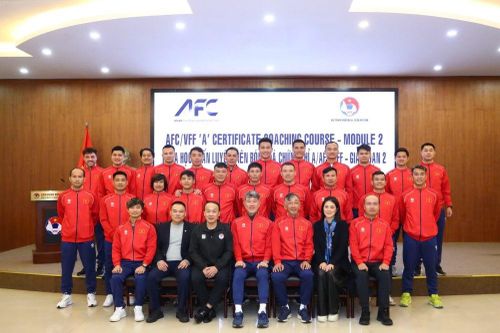 Bế mạc khóa học HLV bóng đá chứng chỉ A/AFC/VFF