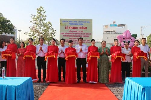 Khánh thành Công viên Nguyễn Tư Nghiêm và ra mắt Không gian văn hóa Hồ Chí Minh