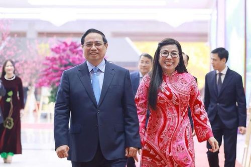 Thủ tướng Phạm Minh Chính chủ trì chiêu đãi Đoàn ngoại giao tại Việt Nam