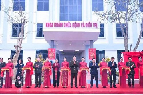 Nghệ An: Khánh thành công trình nhà khám, chữa bệnh Trung tâm Y tế Tương Dương