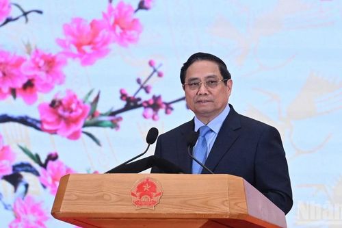 Thủ tướng Phạm Minh Chính và Phu nhân chủ trì chiêu đãi Đoàn Ngoại giao nhân dịp Tết cổ truyền Bính Ngọ