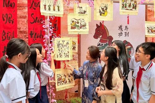 Tái hiện tết truyền thống trong trường học
