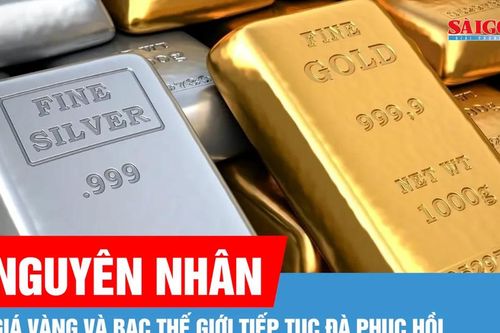 Giá vàng và bạc thế giới tiếp tục đà phục hồi sau 1 tuần sóng gió