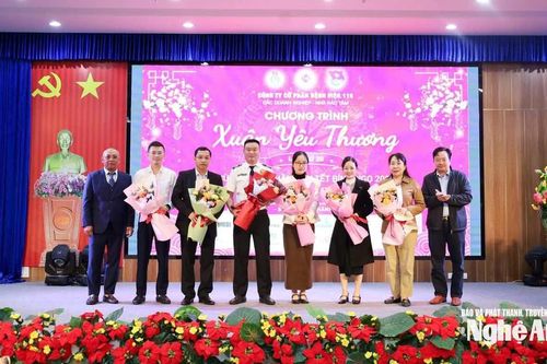 Công ty Cổ phần Bệnh viện 115 tổ chức chương 'Xuân Yêu thương, cho bệnh nhân nghèo