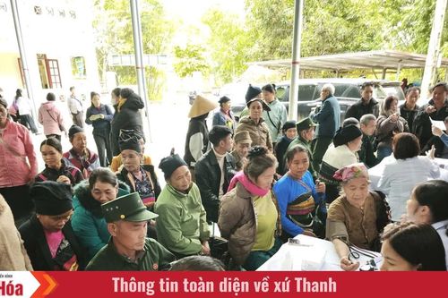 Nữ công Bệnh viện Nhi Thanh Hóa: Khám, tư vấn, cấp phát thuốc miễn phí cho 350 phụ nữ, trẻ em và Nhân dân xã Sơn Thủy