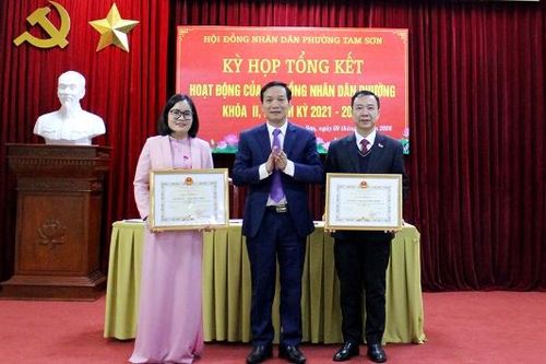 HĐND phường Tam Sơn tổng kết hoạt động nhiệm kỳ 2021 - 2026