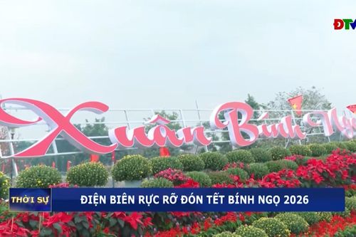 Điện Biên rực rỡ đón Tết Bính Ngọ 2026