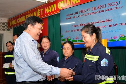 Chủ tịch UBND tỉnh Phạm Thành Ngại thăm, chúc tết các đơn vị