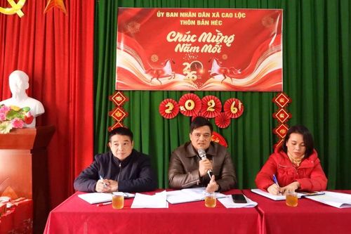 Triển khai công tác giải phóng mặt bằng công trình trường phổ thông nội trú liên cấp xã Cao Lộc