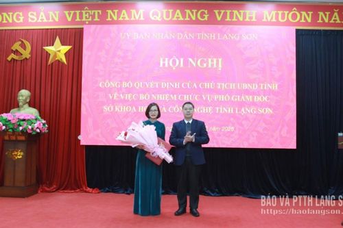 Công bố Quyết định bổ nhiệm Phó Giám đốc Sở Khoa học và Công nghệ