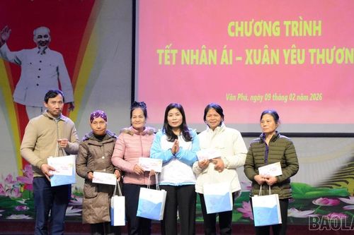 Phường Văn Phú tổ chức chương trình 'Tết nhân ái - Xuân yêu thương 2026'