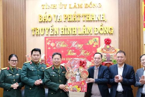 Các địa phương, đơn vị thăm, chúc Tết Báo và Phát thanh, Truyền hình Lâm Đồng