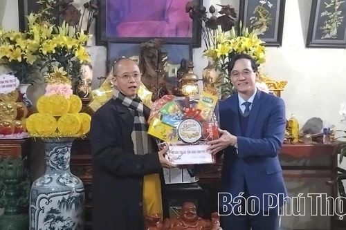 Giám đốc Sở Dân tộc và Tôn giáo chúc Tết Hội Phật giáo tỉnh