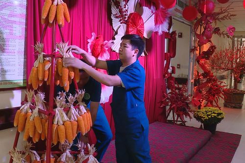 Sắc xuân trong các cơ sở y tế