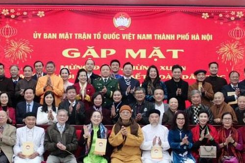 MTTQ Việt Nam TP Hà Nội gặp mặt mừng khối đại đoàn kết dân tộc Xuân Bính Ngọ