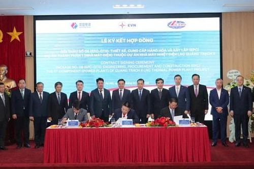 EVN ký hợp đồng EPC dự án Nhà máy Nhiệt điện LNG Quảng Trạch II
