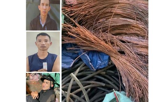 Bắt 3 đối tượng chuyên cắt trộm dây cáp điện gây thiệt hại hàng trăm triệu đồng